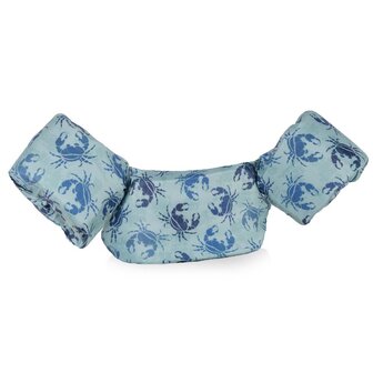 Puddle jumper zwembandjes/zwemvest voor peuters en kleuters met krab print
