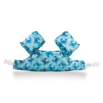 Puddle jumper zwembandjes/zwemvest voor peuters en kleuters met krab print