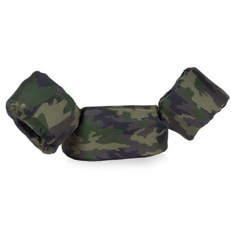 Puddle jumper zwembandjes/zwemvest voor peuters en kleuters met Army print