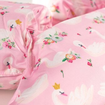 Puddle jumper zwembandjes/zwemvest voor peuters en kleuters met Zwaantjes print