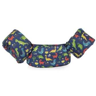 Puddle jumper zwembandjes/zwemvest voor peuters en kleuters met Dinosaurus print