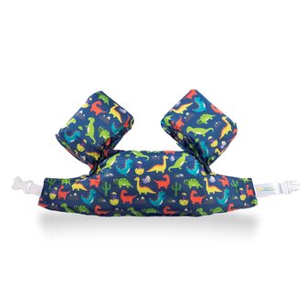 Puddle jumper zwembandjes/zwemvest voor peuters en kleuters met Dinosaurus print