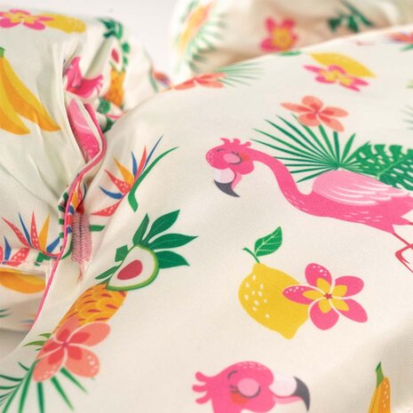 Puddle jumper zwembandjes/zwemvest voor peuters en kleuters met flamingo print