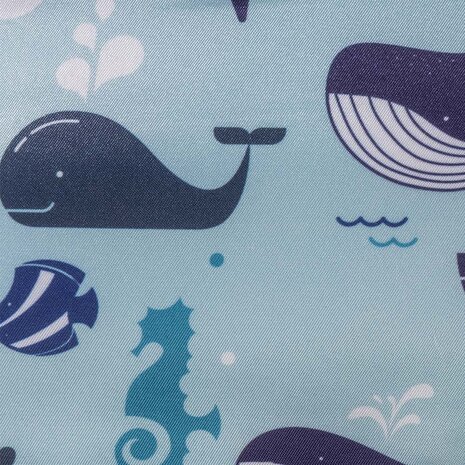 Puddle jumper zwembandjes/zwemvest voor peuters en kleuters met Walvis print