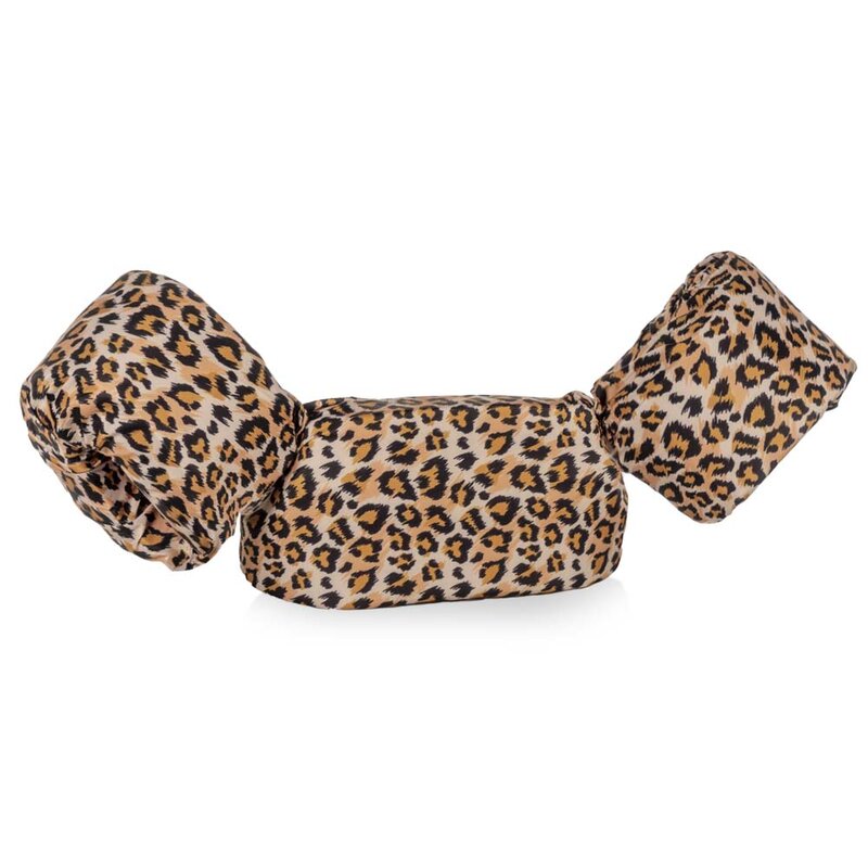 HappySwimmer - Puddle jumper zwembandjes/zwemvest voor peuters en kleuters met Panter/luipaard print